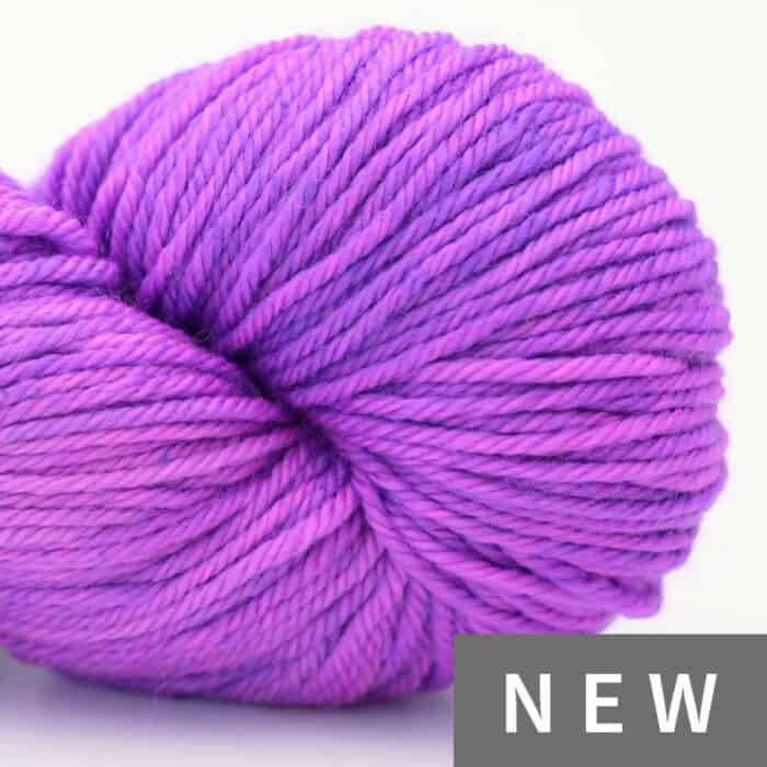 Merino DK solids  handgefärbt African Violet - Cowgirl Blues