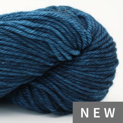 Merino DK solids  handgefärbt Cape Storm - Cowgirl Blues