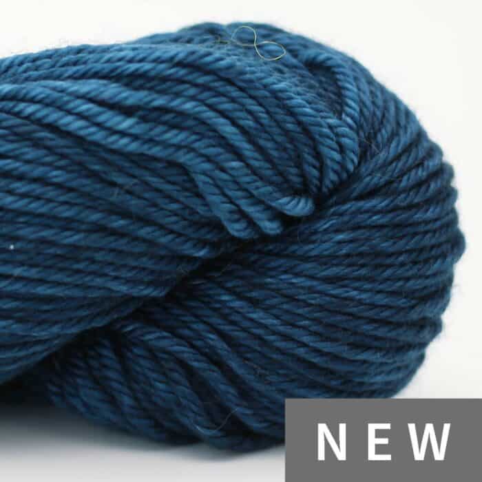 Merino DK solids  handgefärbt Cape Storm - Cowgirl Blues