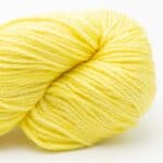 Merino DK solids  handgefärbt Lemon - Cowgirl Blues