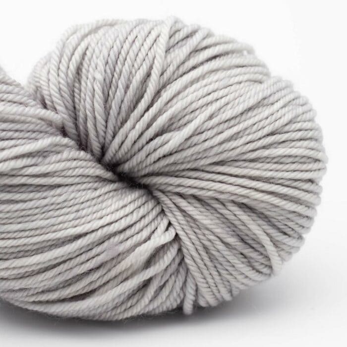 Merino DK solids  handgefärbt Silver Fox - Cowgirl Blues