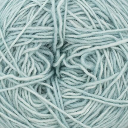 Merino SINGLE LACE solids handgefärbt Celadon - Cowgirl Blues