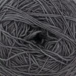 Merino SINGLE LACE solids handgefärbt Charcoal - Cowgirl Blues