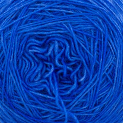 Merino SINGLE LACE solids handgefärbt Cobalt - Cowgirl Blues