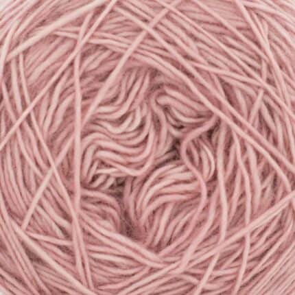 Merino SINGLE LACE solids handgefärbt Faded Rose - Cowgirl Blues