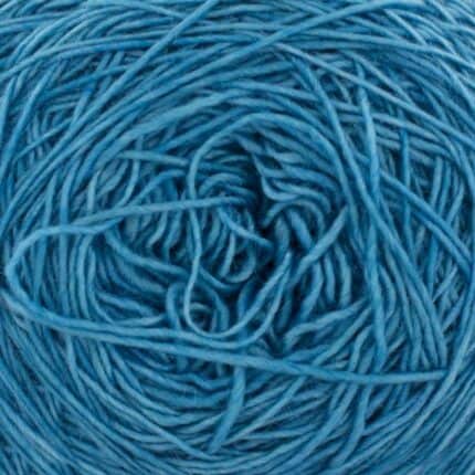 Merino SINGLE LACE solids handgefärbt Guinea Fowl - Cowgirl Blues