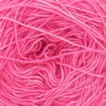 Merino SINGLE LACE solids handgefärbt Hot Pink - Cowgirl Blues