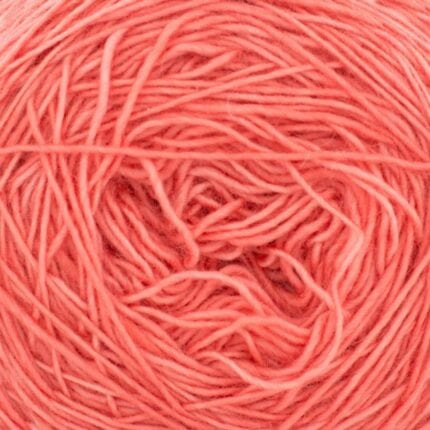 Merino SINGLE LACE solids handgefärbt Ruby Grapefruit - Cowgirl Blues