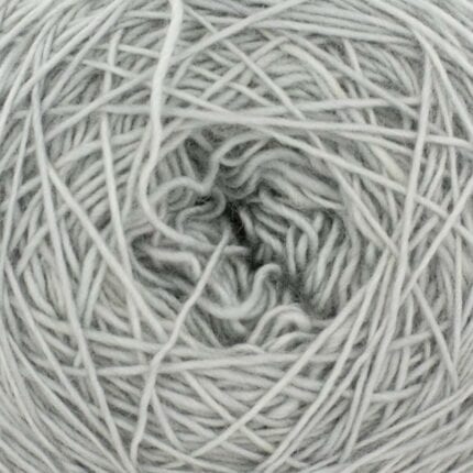 Merino SINGLE LACE solids handgefärbt Silver Fox - Cowgirl Blues