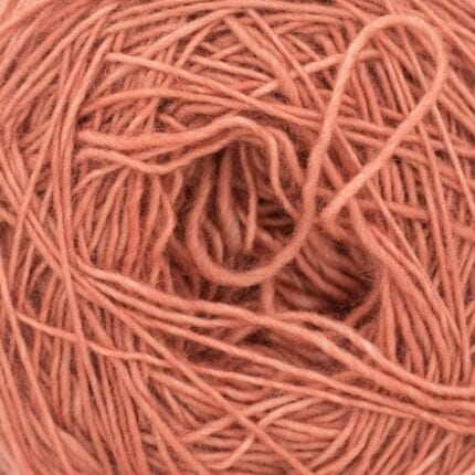 Merino SINGLE LACE solids handgefärbt Terracotta - Cowgirl Blues