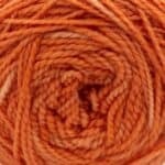 Merino TWIST Yarn solids handgefärbt Carrot Juice - Cowgirl Blues