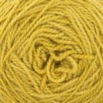 Merino TWIST Yarn solids handgefärbt Mustard - Cowgirl Blues