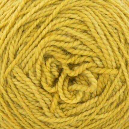 Merino TWIST Yarn solids handgefärbt Mustard - Cowgirl Blues