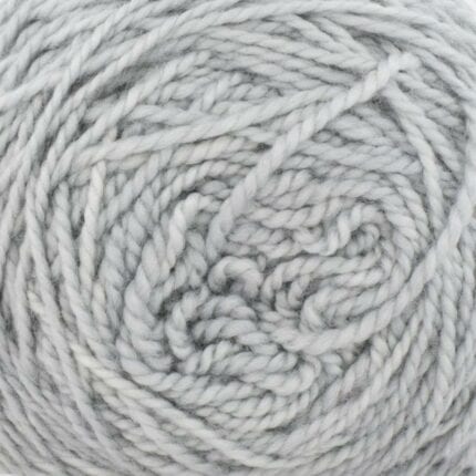 Merino TWIST Yarn solids handgefärbt Silver Fox - Cowgirl Blues