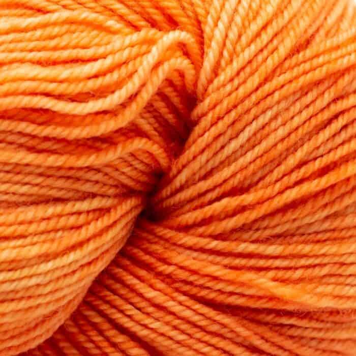 Proper Sock MINIS solids 20g handgefärbt Carrot Juice - Cowgirl Blues