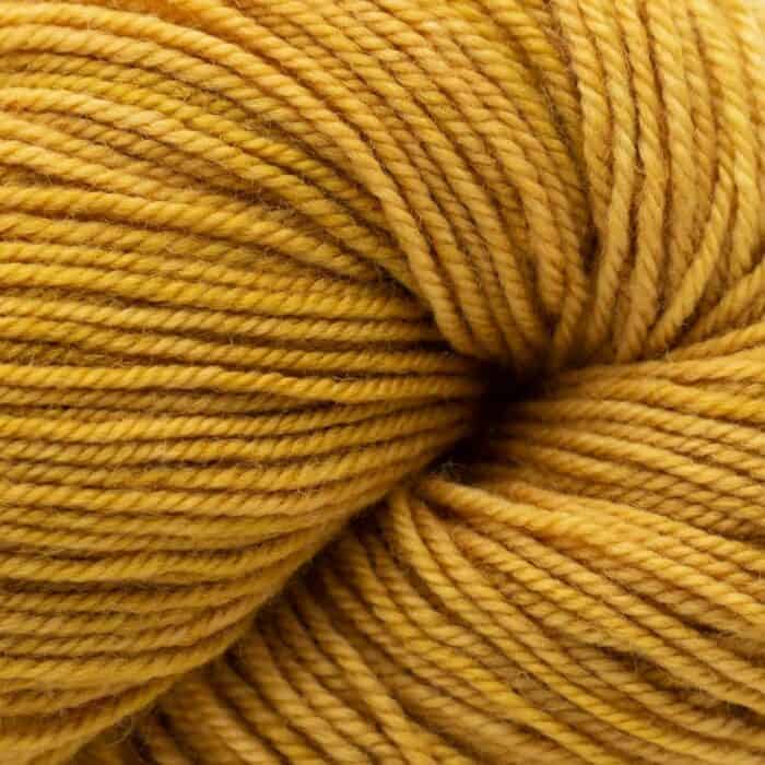 Proper Sock MINIS solids 20g handgefärbt Mustard - Cowgirl Blues