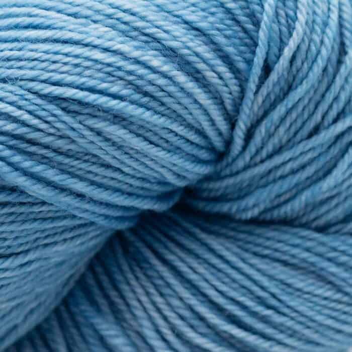 Proper Sock MINIS solids 20g handgefärbt Seagrass - Cowgirl Blues