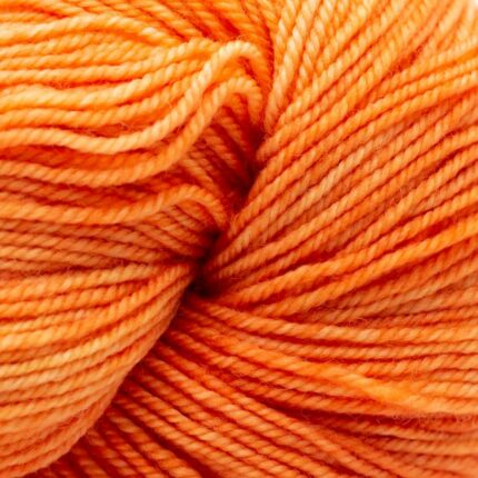 Proper Sock MINIS solids  handgefärbt Carrot Juice - Cowgirl Blues