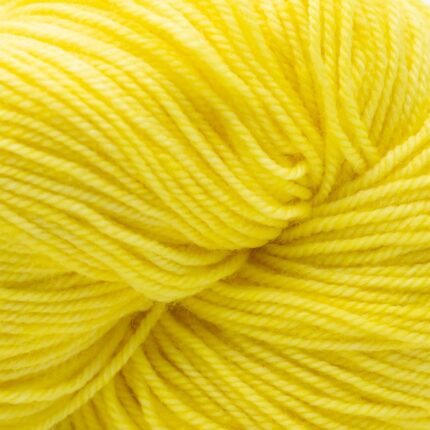 Proper Sock MINIS solids  handgefärbt Lemon - Cowgirl Blues