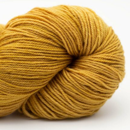 Proper Sock Solids  handgefärbt Mustard - Cowgirl Blues