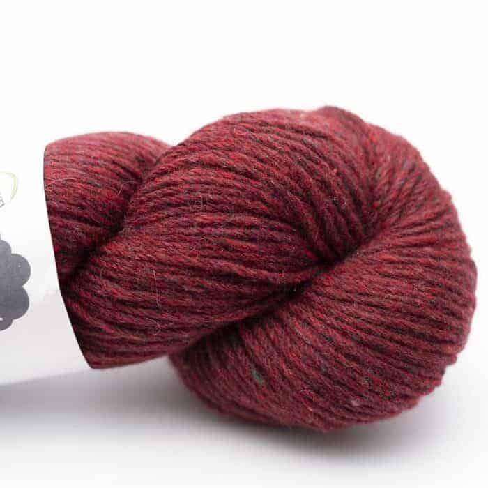 Reborn WOOL recycled Kirschrot Melange - Kremke Soul Wool