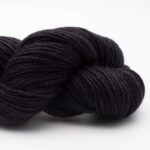 Silk Blend uni handgefärbt Black3008 - Manos del Uruguay