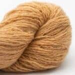 Smooth Sartuul Sheep Wool 2-ply LIGHT FINGERING handgesponnen this gold sleighs me (yellow) - Nomadnoos