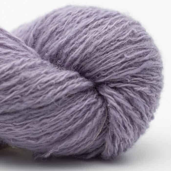 Smooth Sartuul Sheep Wool 2-ply LIGHT FINGERING handgesponnen today I accomplished zero (purple) - Nomadnoos