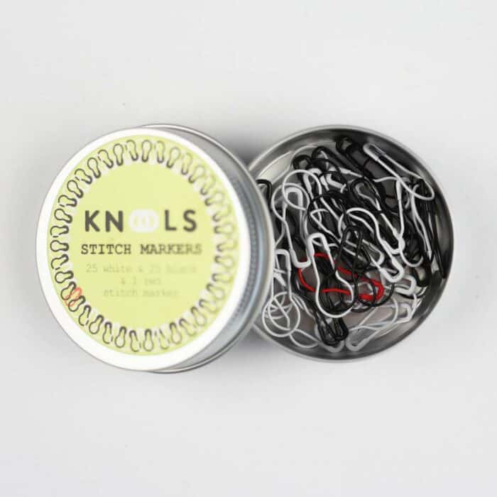 Stitch Markers black & white - Knools