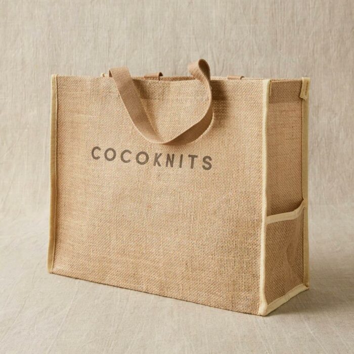 Sweater Care Jute Bag - CocoKnits