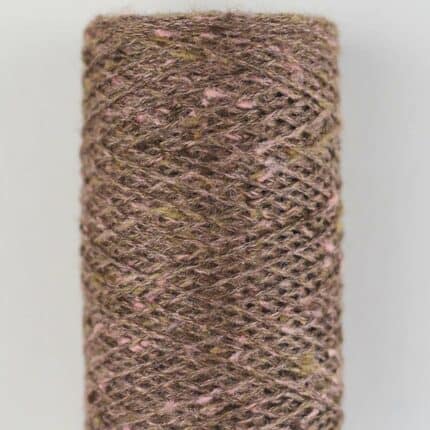 Tussah Tweed brown-rose mix Spule - BC Garn