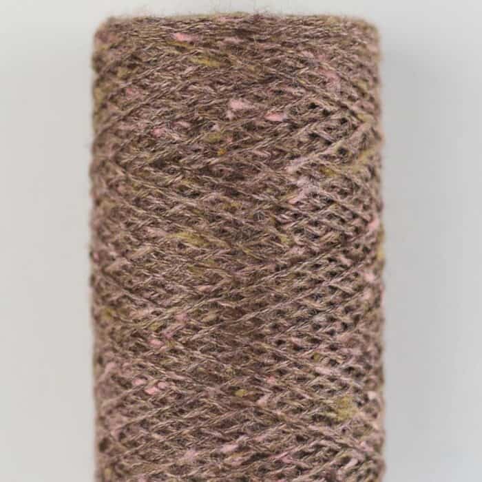 Tussah Tweed brown-rose mix Spule - BC Garn