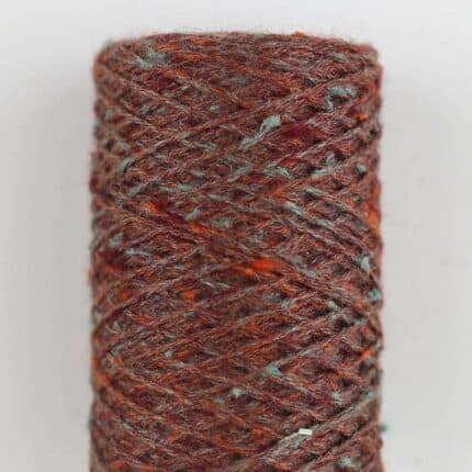 Tussah Tweed rost-aqua-mix Spule - BC Garn