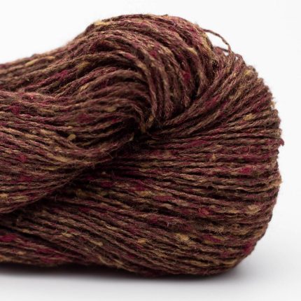 Tussah Tweed Sale Farben aubergine-mix - BC Garn